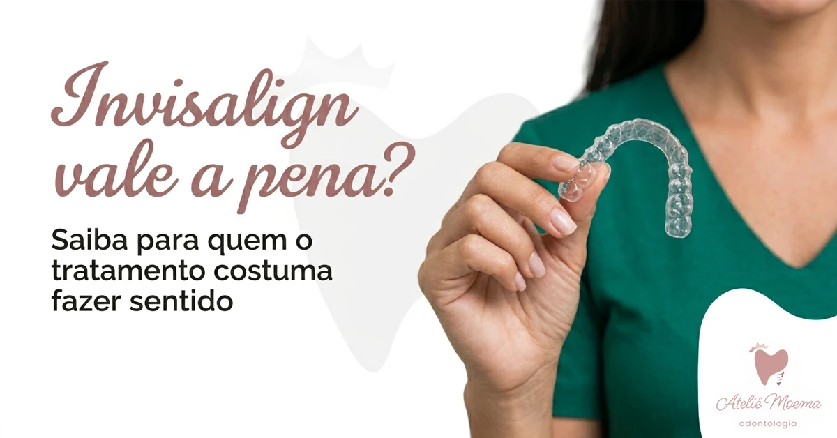 Invisalign vale a pena? Saiba quando o tratamento faz sentido